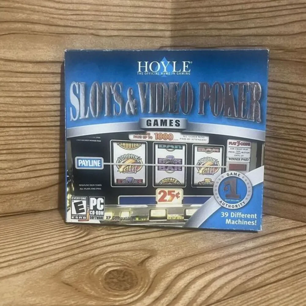 Hoyle Slots & Video Poker (PC,‎ 2005) Computer Video Game with Jewel Case
